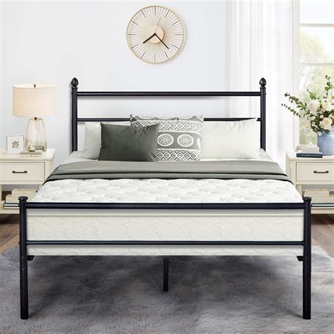 metal bed frame box spring|metal beds requiring box springs.